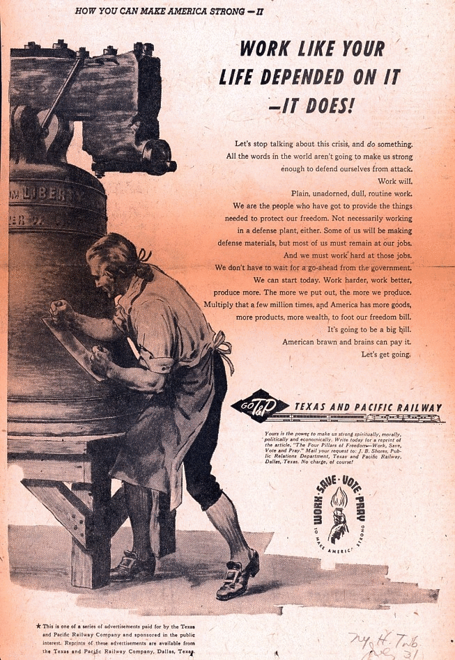 Image of T&P  Advertisements - 1951 New York Herald Tribune
