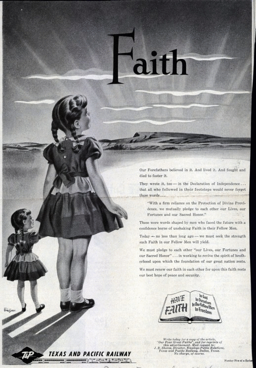 Image of T&P  Advertisements - 1954 Saturday Evening Post