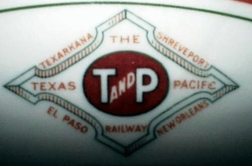 Image of T&P  Dining Car - Plate