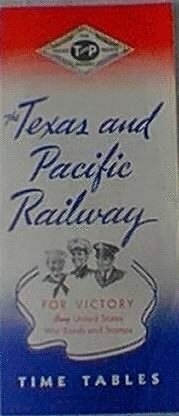 Image of T&P  Timetables - 1942 Timetable cover