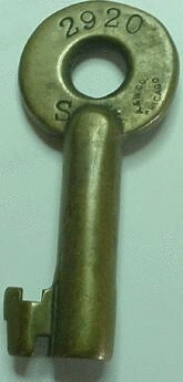 Image of T&P  Miscellany - Brass Switch Key