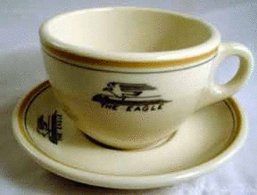 Image of T&P  Dining Car - Cup & Saucer