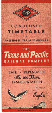 Image of T&P  Timetables - 1949 October