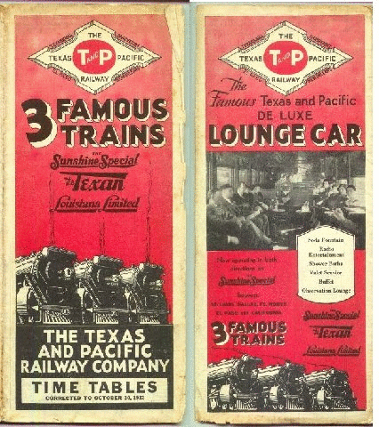 Image of T&P  Timetables - 1932 October