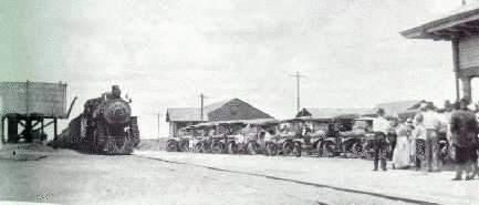 Image of T&P Stations & Structures in Odessa TX Depot c1919