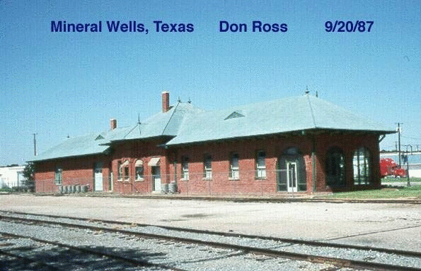 Image of T&P Stations & Structures in Mineral Wells TX