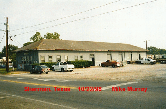 Image of T&P Stations & Structures in Sherman TX 22 October 1998