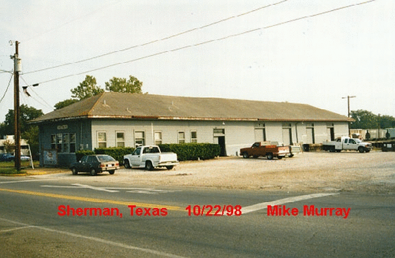 Images of Texas & Pacific Stations and Structures in  Sherman, TX