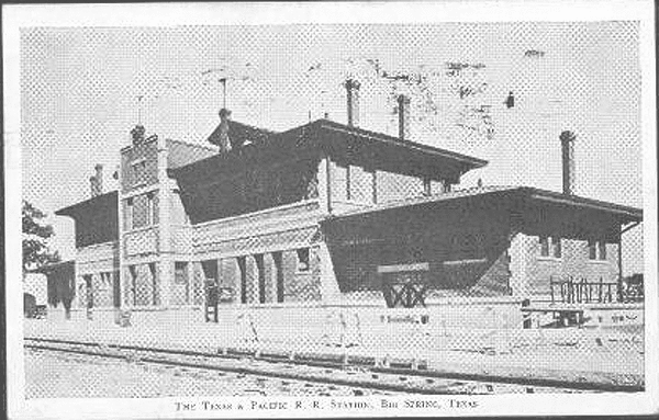 Image of T&P Stations & Structures in Big Spring TX c1932