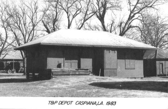 Images of Texas & Pacific Stations and Structures in Caspiana, LA