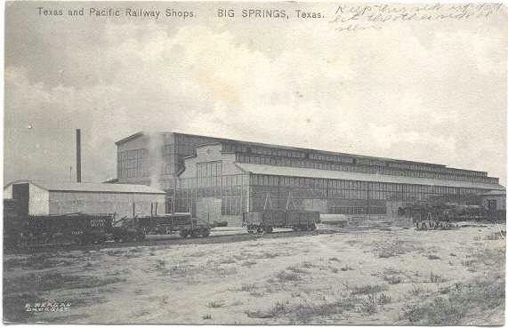 Images of Texas & Pacific Stations and Structures in  Big Spring, TX