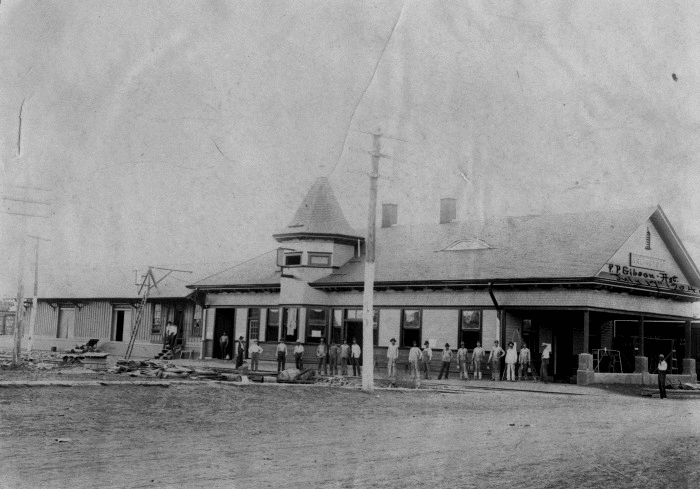 Image of T&P Stations & Structures in Arlington TX c1904