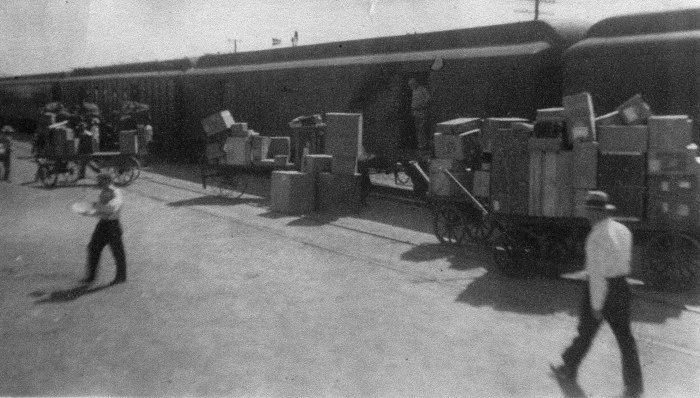 Image of T&P Stations & Structures in Monahans TX  c1930