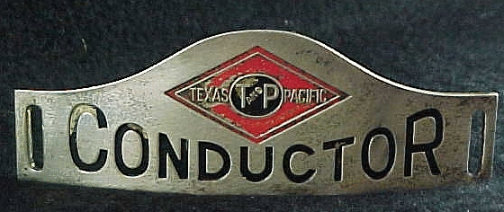 Railroadiana : Miscellany : Conductor's Hat Badge - Texas & Pacific ...