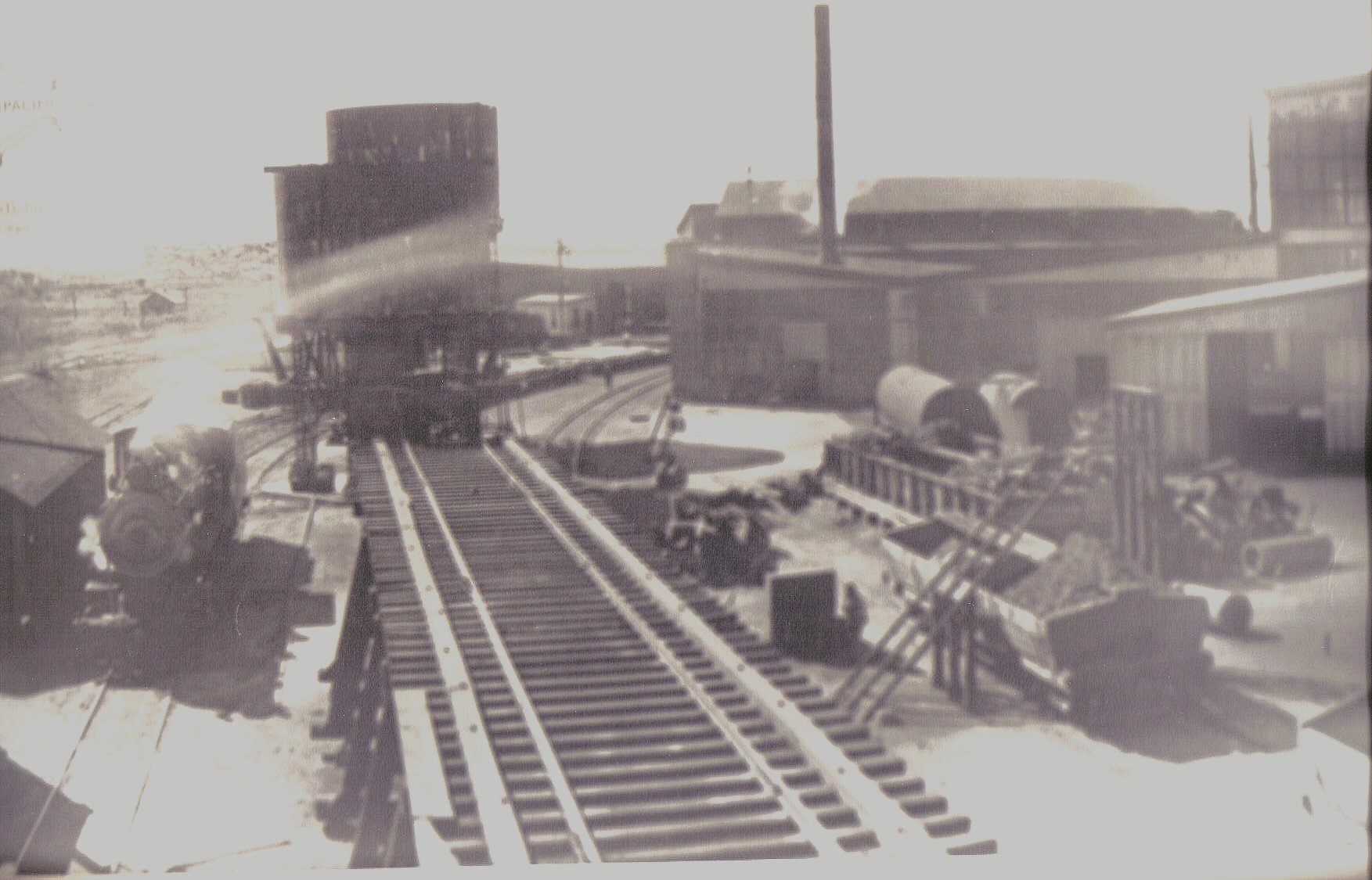 Image of T&P Stations & Structures in Big Spring Yard