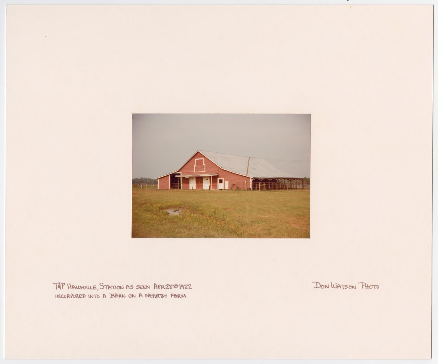 Images of Texas & Pacific Stations and Structures in  Hallsville, TX