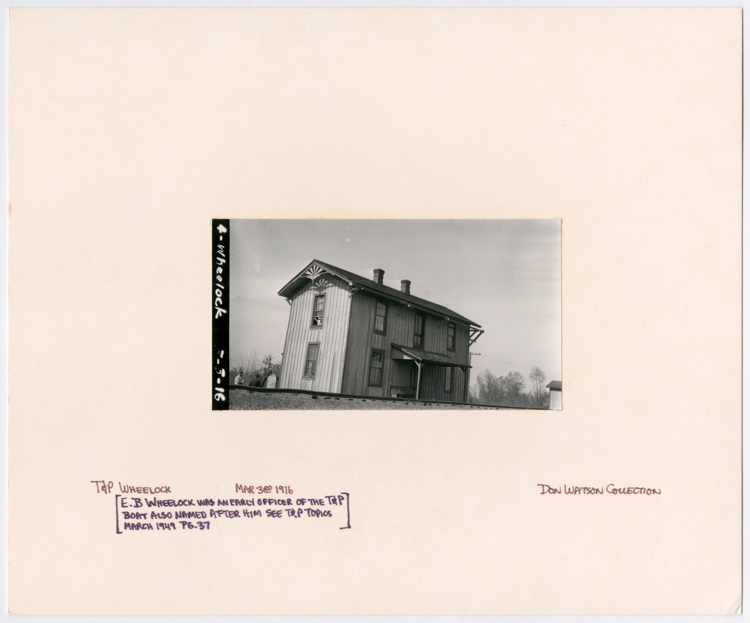 Images of Texas & Pacific Stations and Structures in  Wheelock, TX