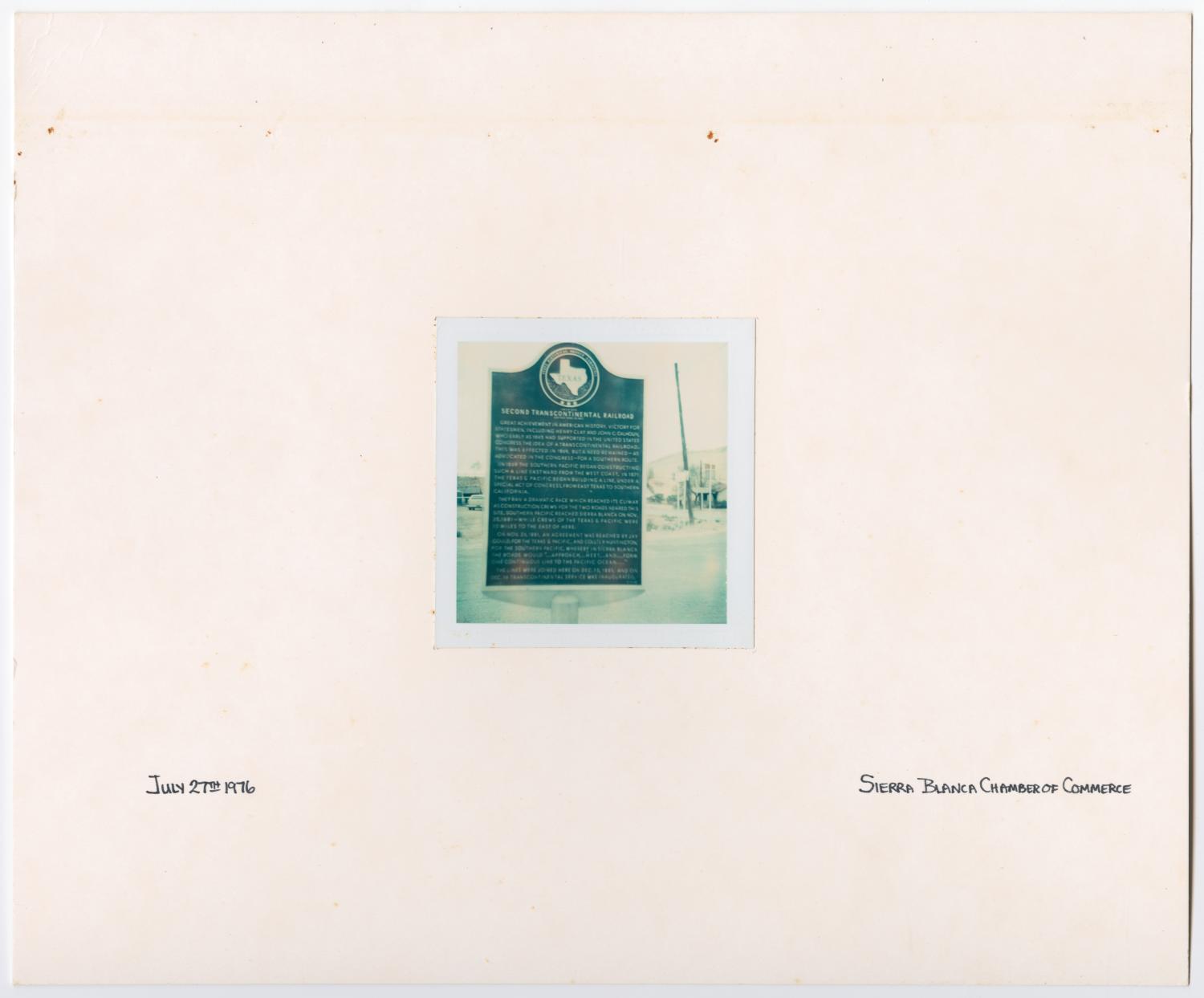 Images of Texas & Pacific Stations and Structures in  Sierra Blanca, TX