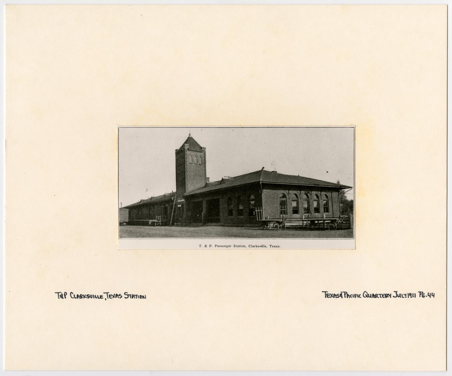 Images of Texas & Pacific Stations and Structures in  Clarksville, TX