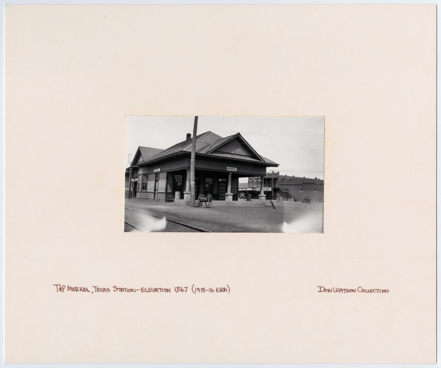 Images of Texas & Pacific Stations and Structures in  Merkel, TX