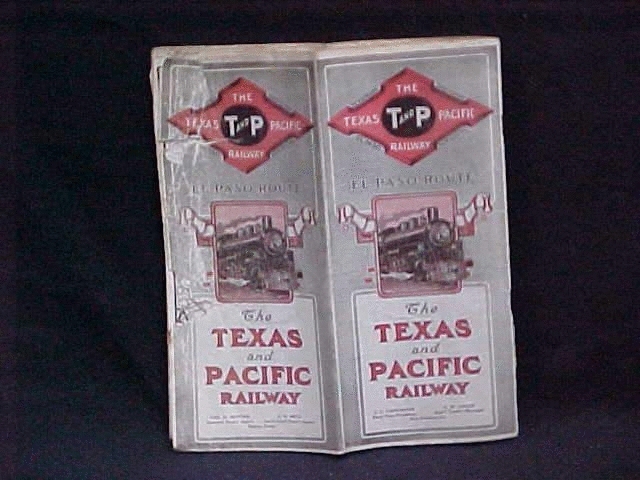 1916 Timetable El Paso Route