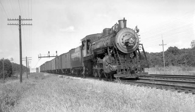 4-6-0 372 near Dallas-Ft Worth Texas - 27 June 1948