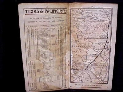 1905 Timetable - inside