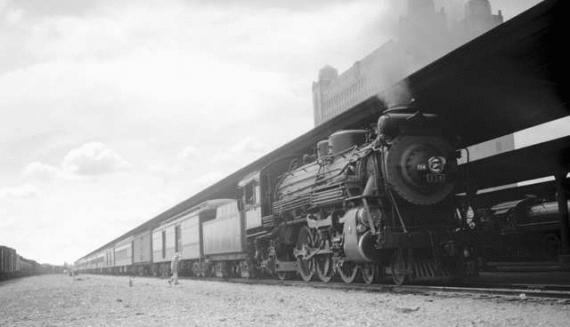 4-6-2 714 The Sunshine Special<BR>Ft. Worth TX - 24 July 1936