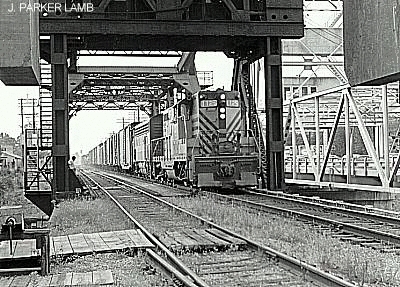 GP-7 1125 Bayou Palquemine Drawbridge LA - c1960