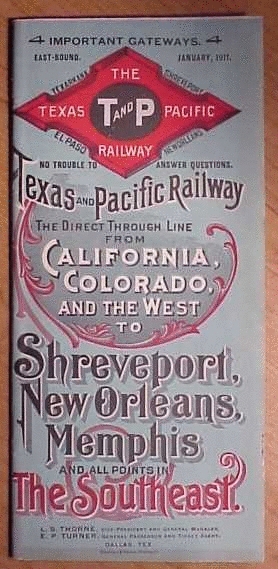 1911 Timetable - January