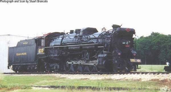 2-10-4 610 at Texas State Railroad