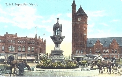 Original T&P Station - Postcard