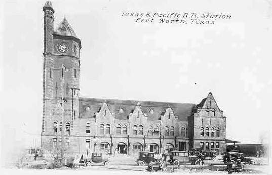 Original T&P Station - Postcard c1900s