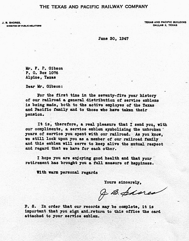 1947 Letterhead