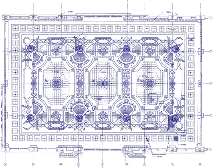 Existing T&P Station - Ceiling Restoration Plan