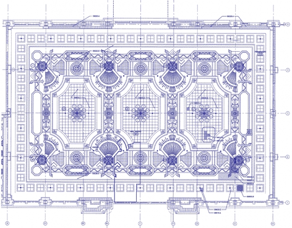 Existing T&P Station - Ceiling Restoration Plan