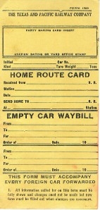 Waybill