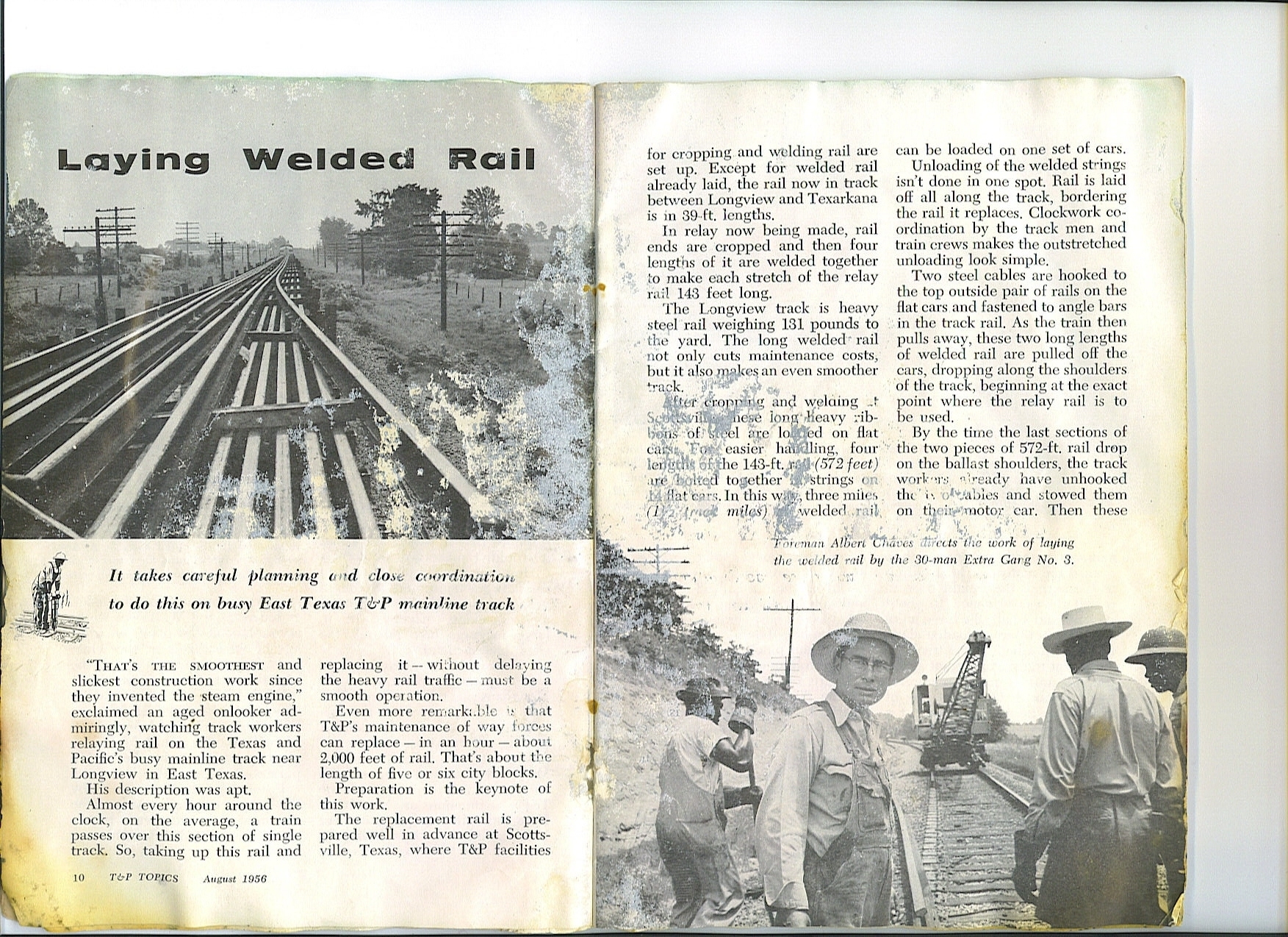 Laying Welded Rail