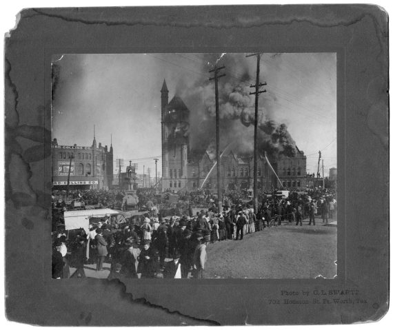 Texas & Pacific Railroad Station Fire, 1904