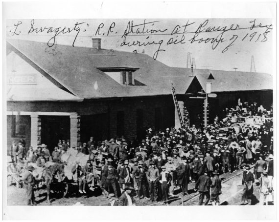 Railroad Station in Ranger, Texas