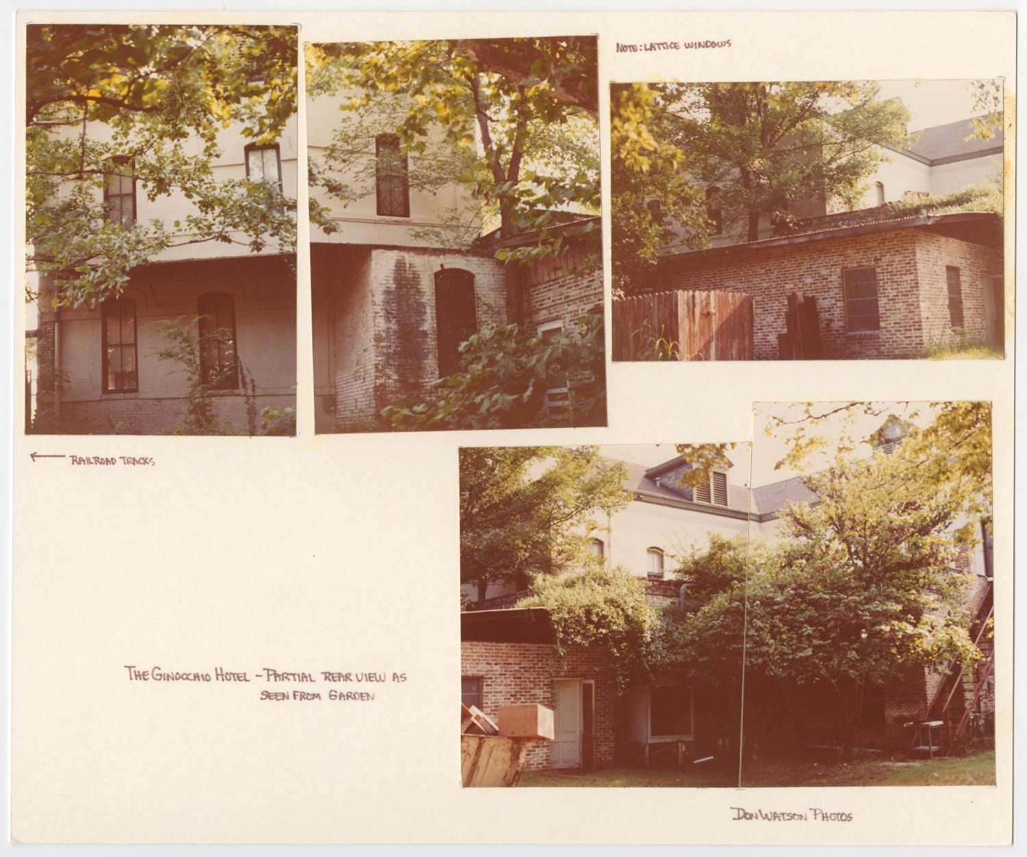 Views of the Ginocchio Hotel in Marshall, Texas