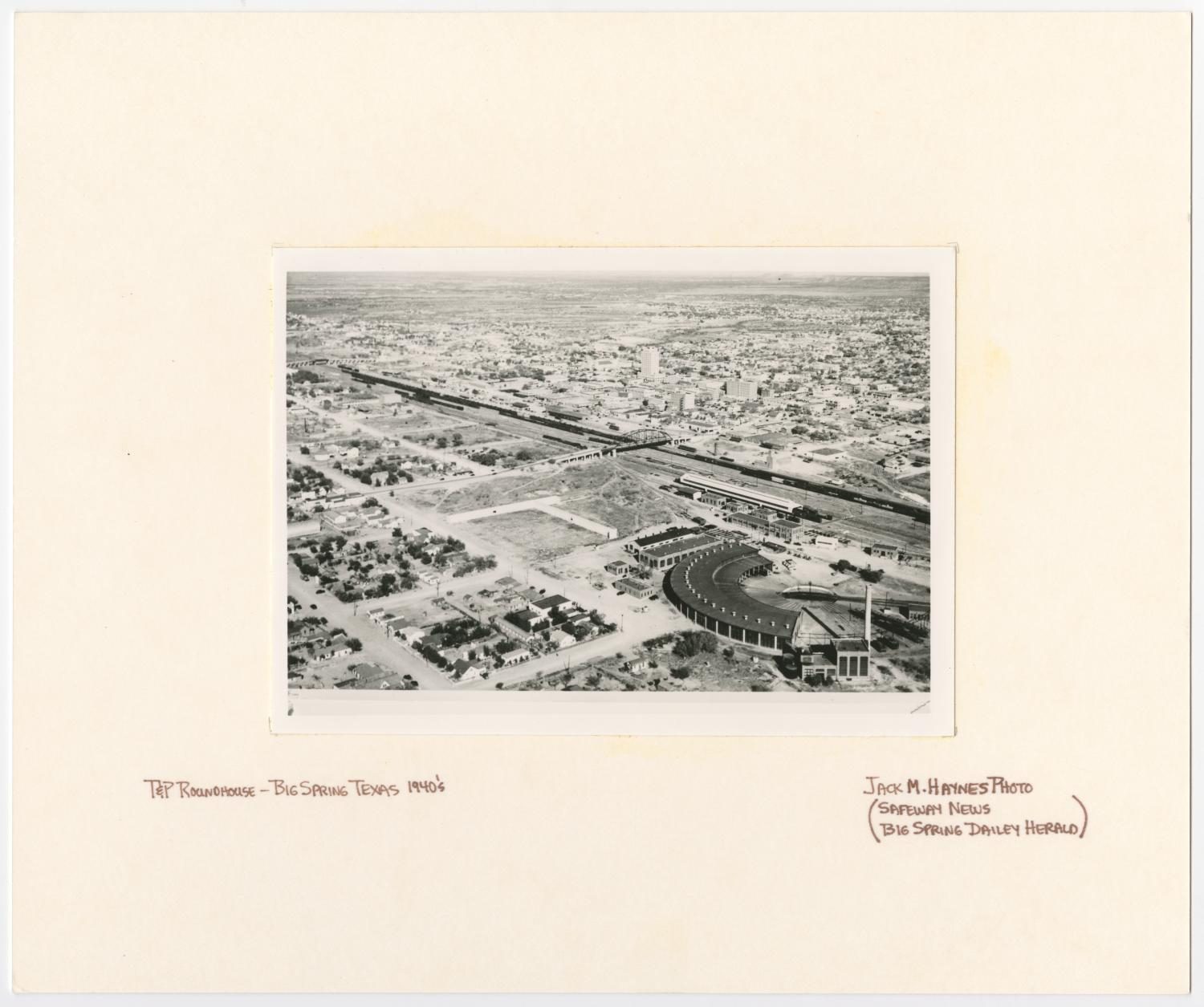 Aerial Photo of Big Springs, Texas #2