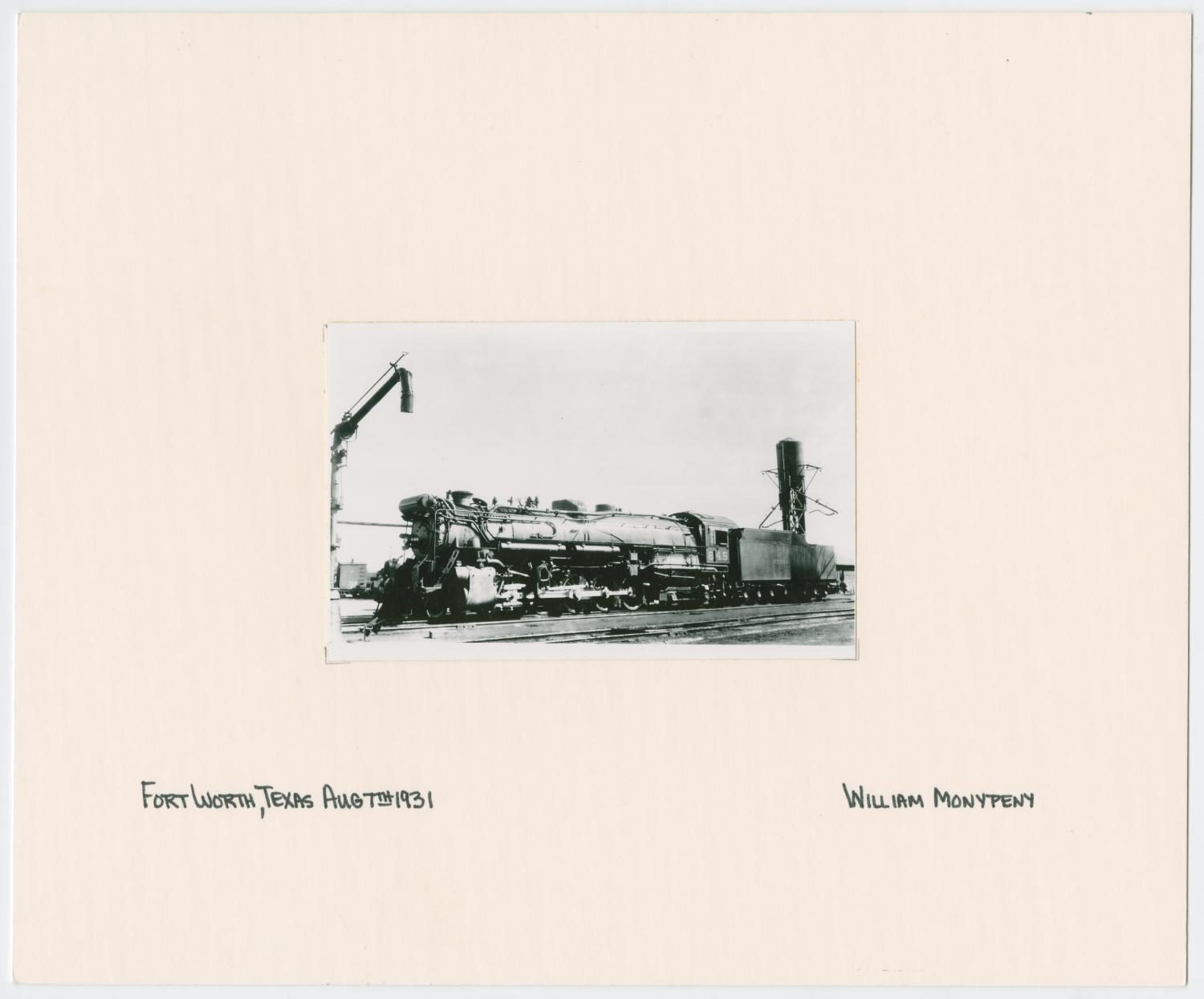 Train Engine #645 and Car - Fort Worth, Texas