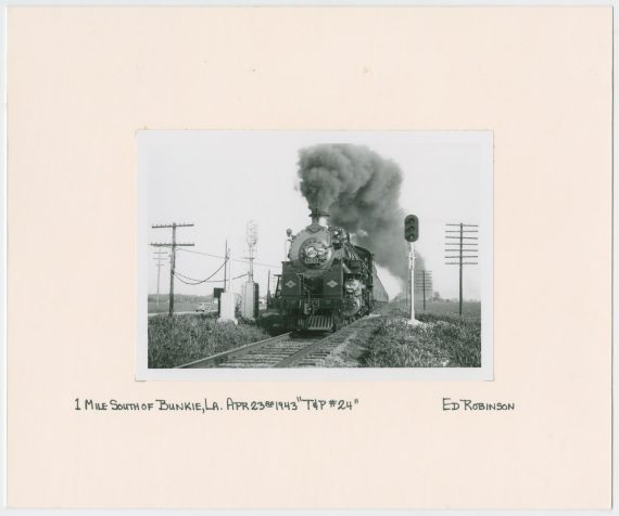 Train Engine #700 and Cars - Bunkie, Louisiana