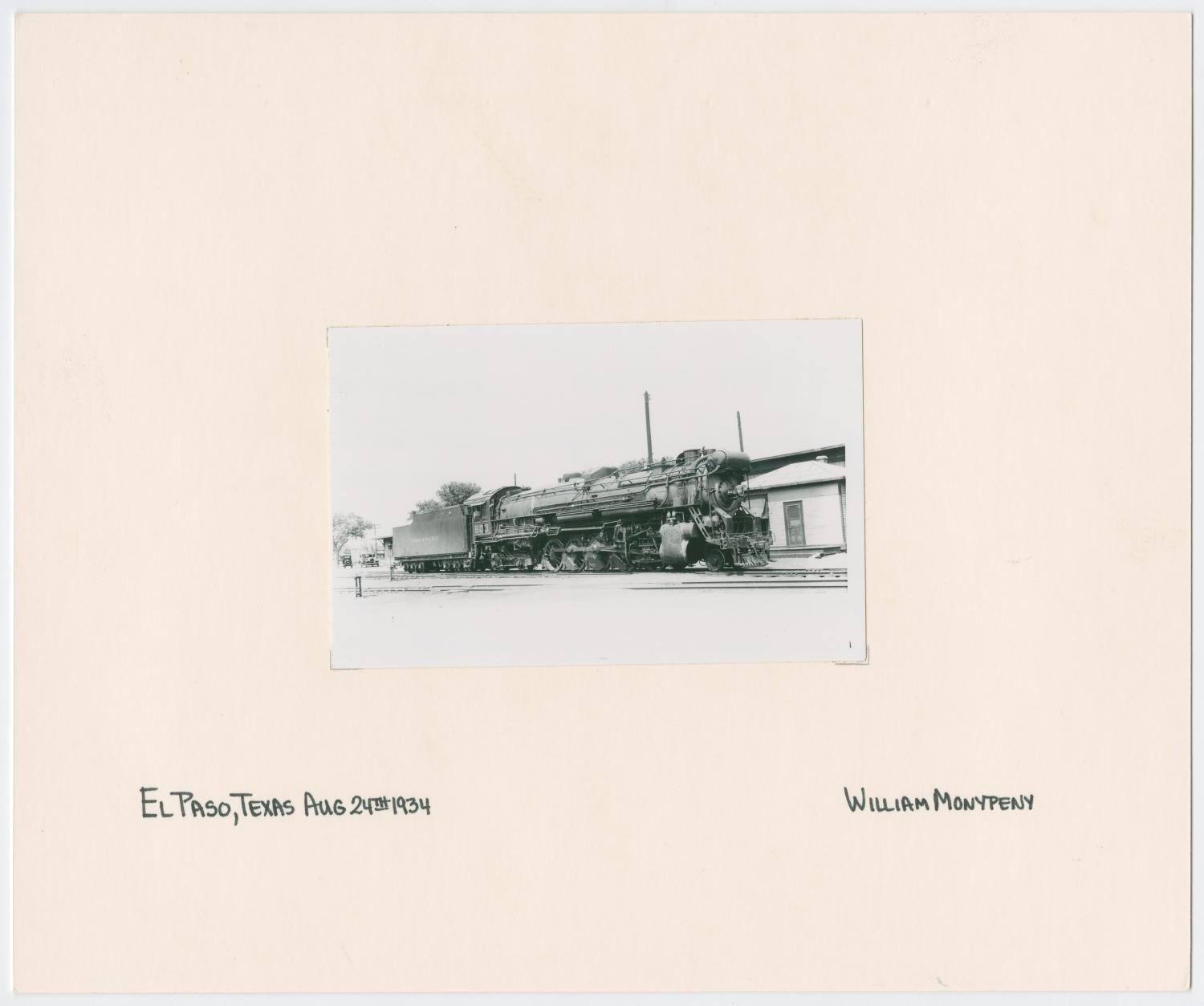 Train Engine #603 and Car - El Paso, Texas