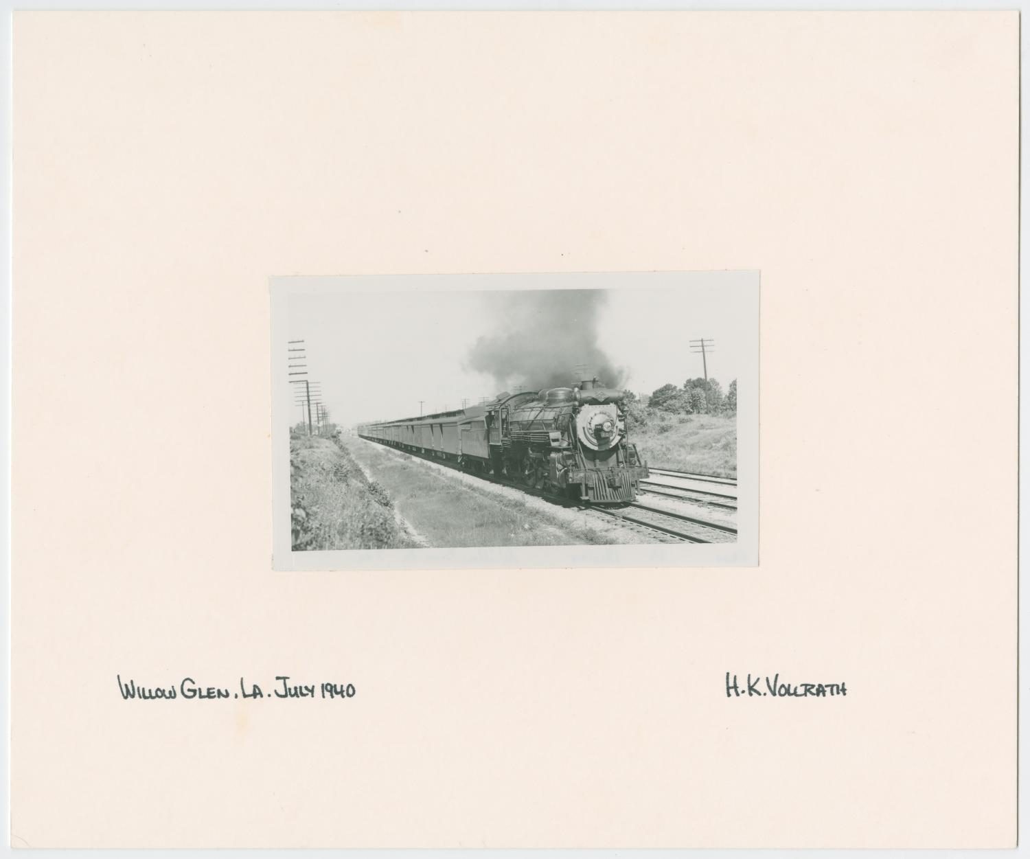 Train Engine #700 and Cars - Willow Glen, Louisiana