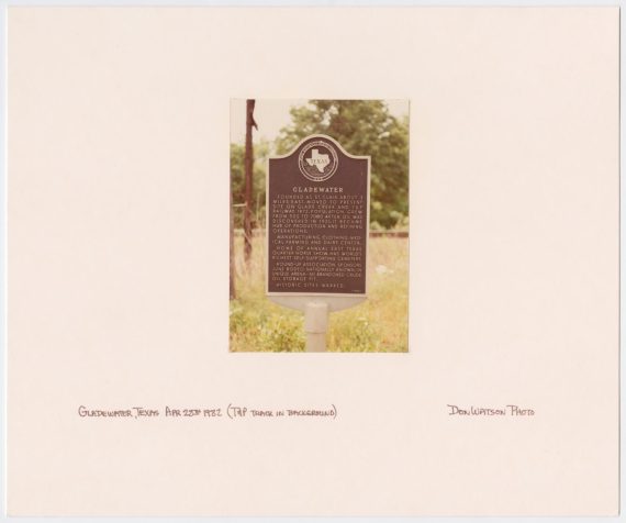 Texas Historical Commission Marker: Gladewater #2