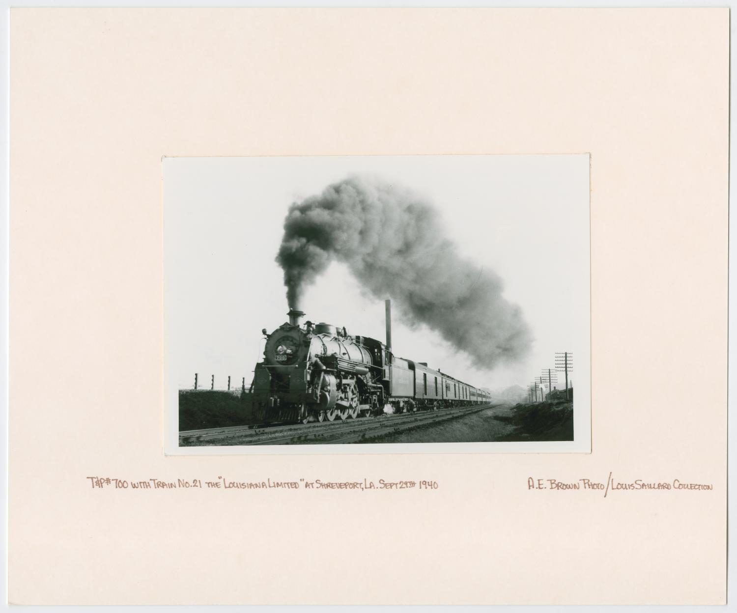 Train Engine #700 and Cars