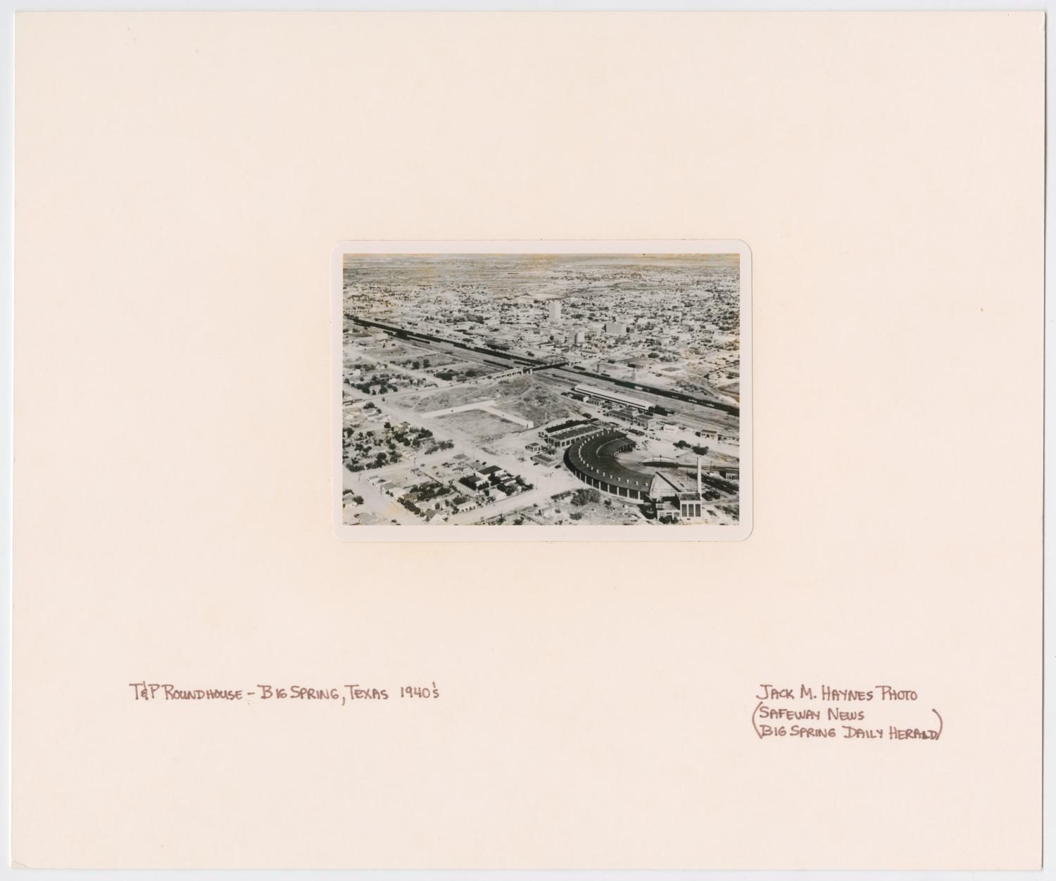 Aerial Photo of Big Springs, Texas #3