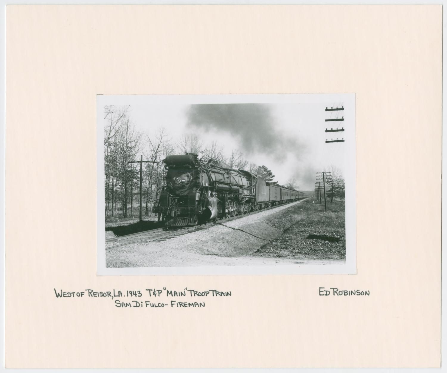 Train Engine #645 and Cars